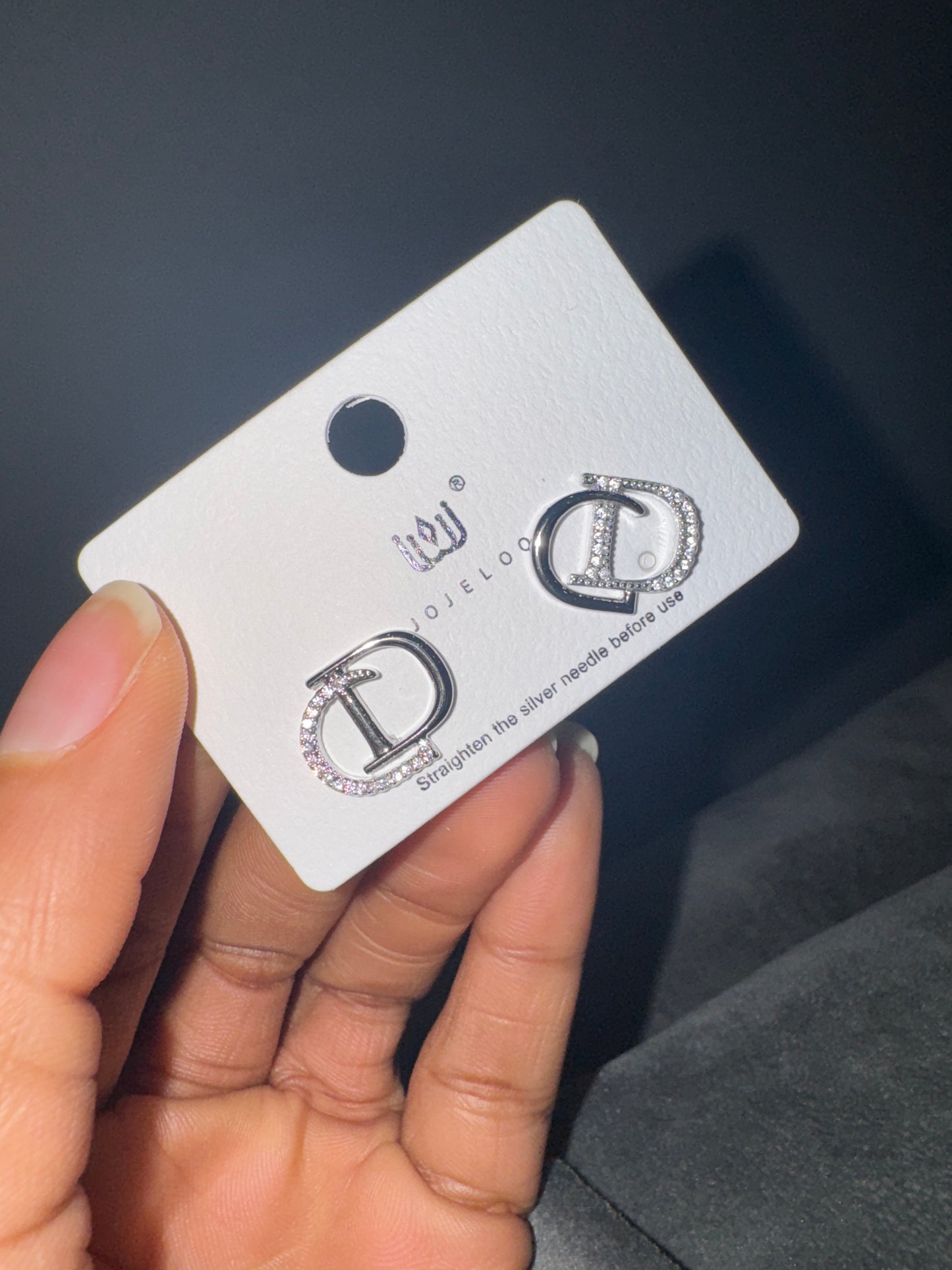 CD earrings