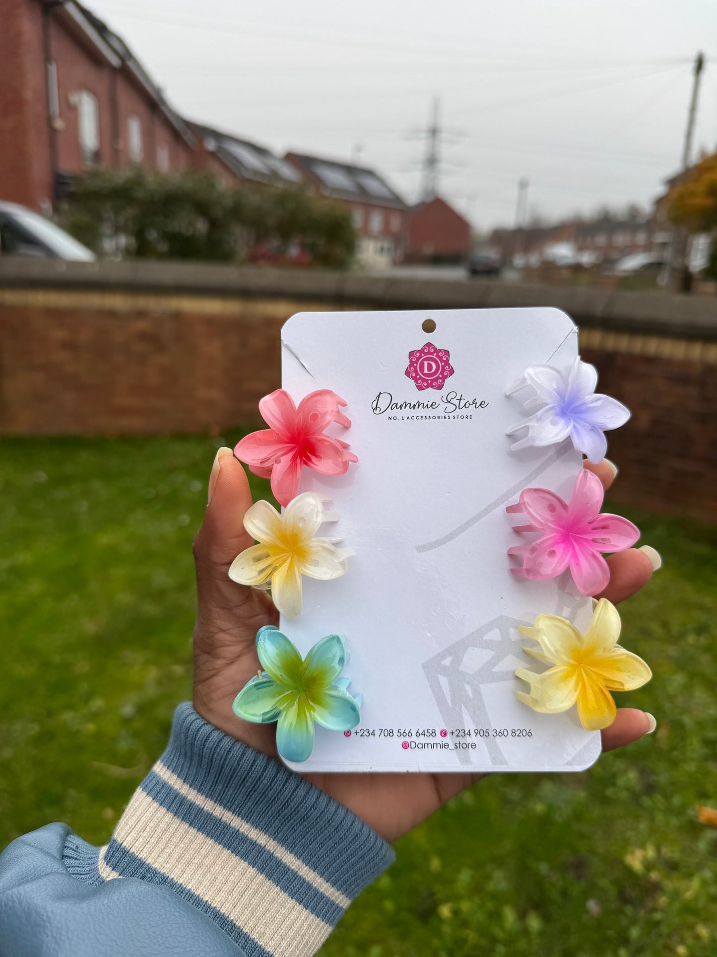 Mini Flower Hairclips