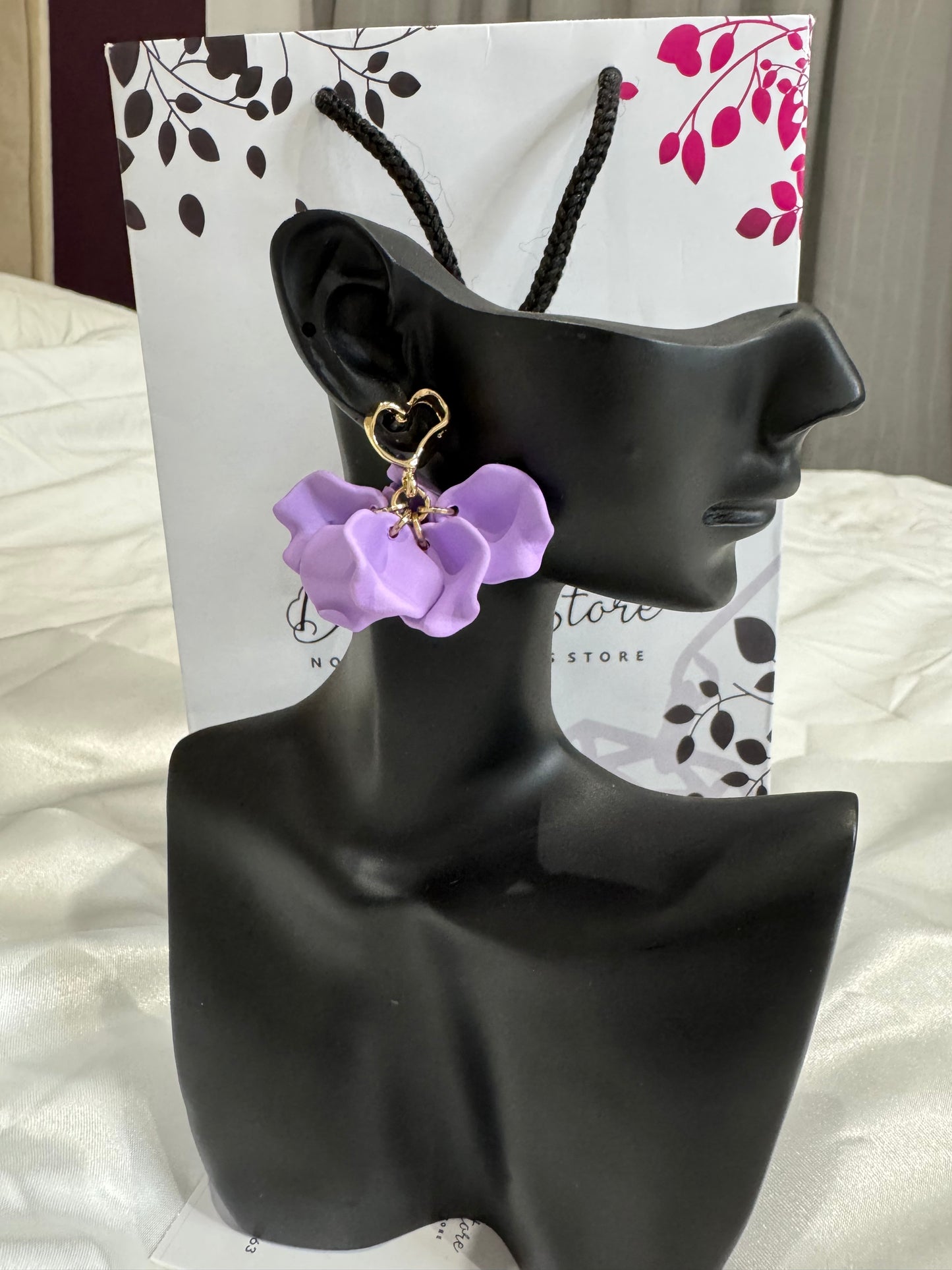 Violet Bloom Earrings