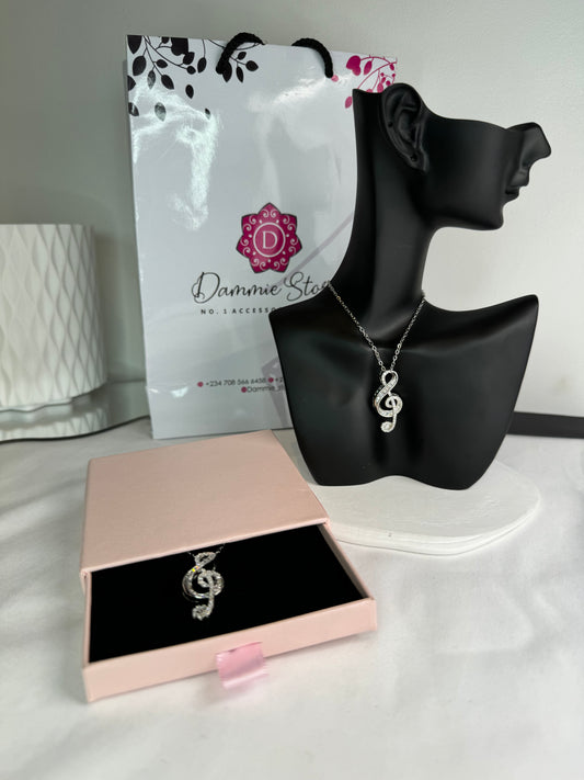 Zirconia Jasmine Necklace