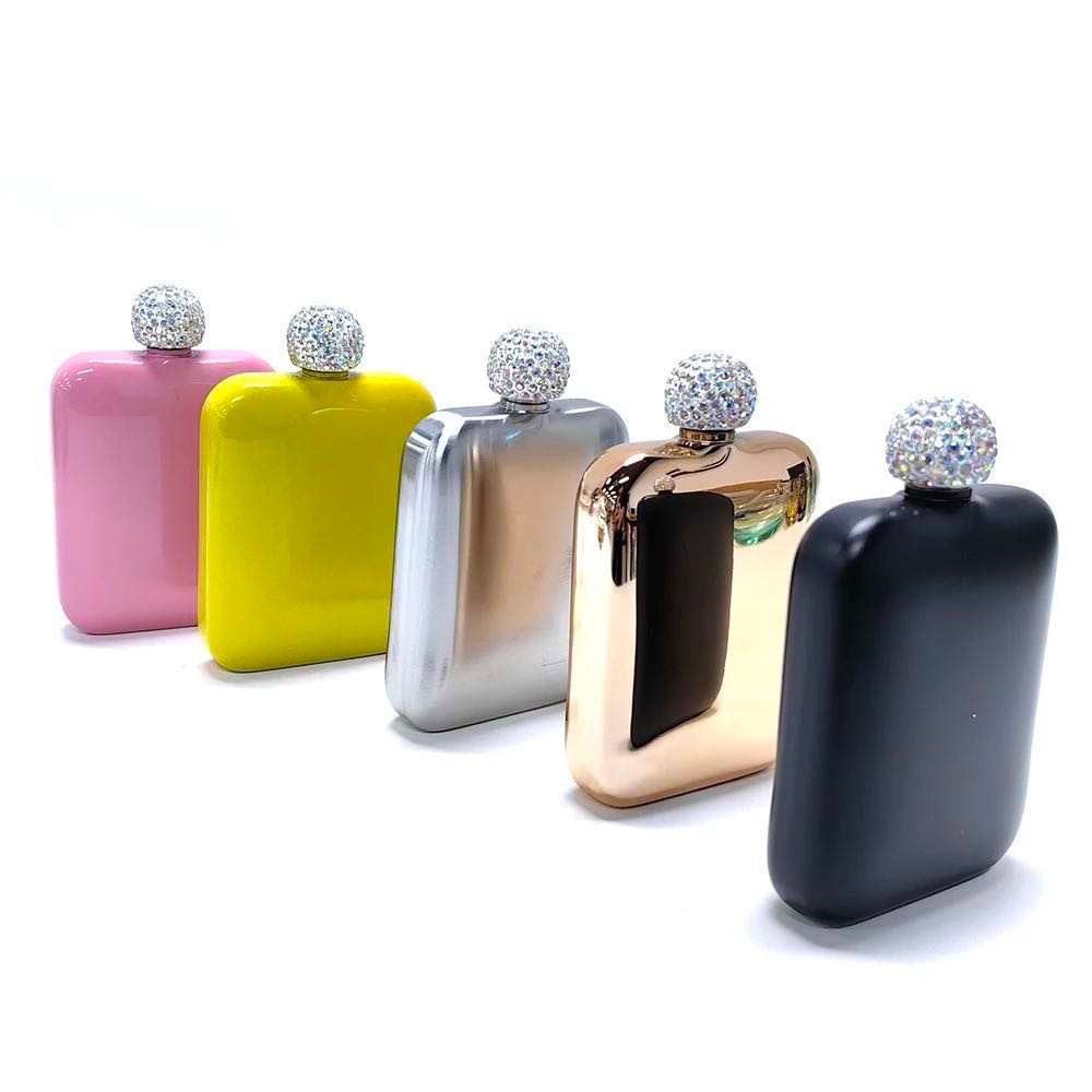 Rhinestone Hip Flask