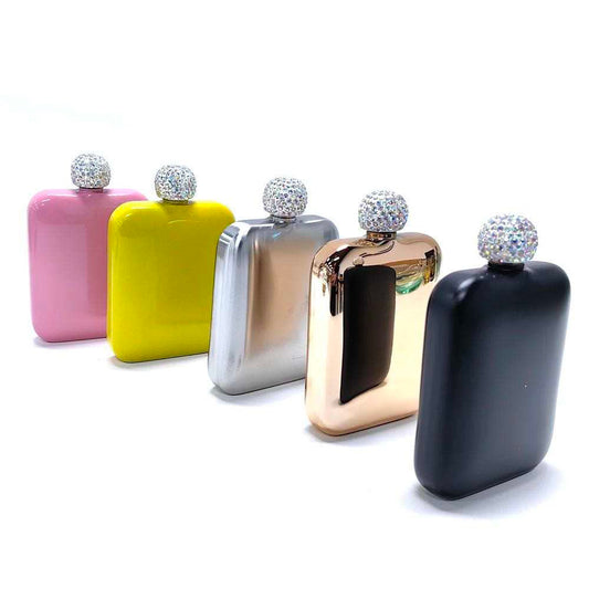 Rhinestone Hip Flask
