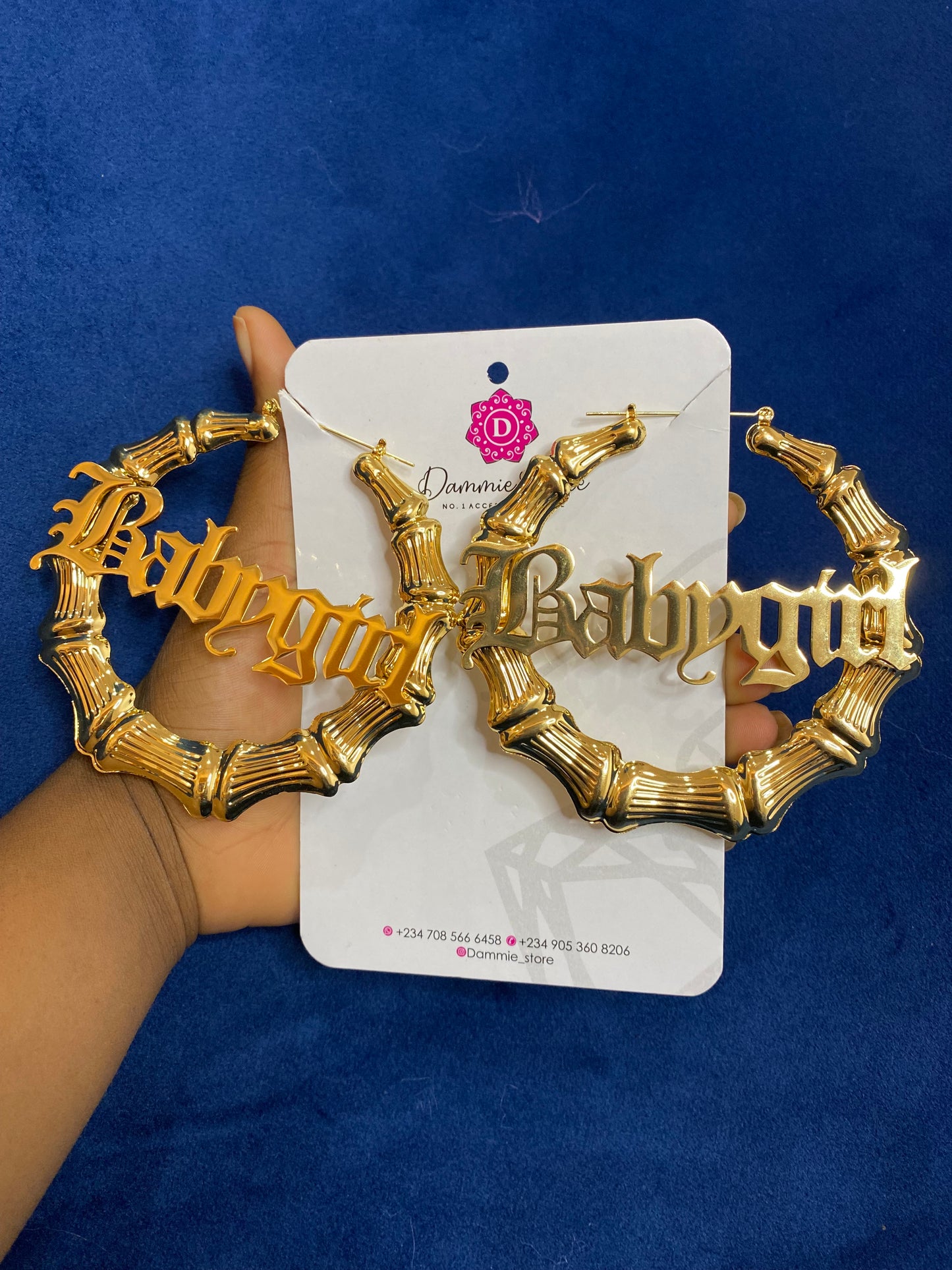 Baby girl chunky earrings