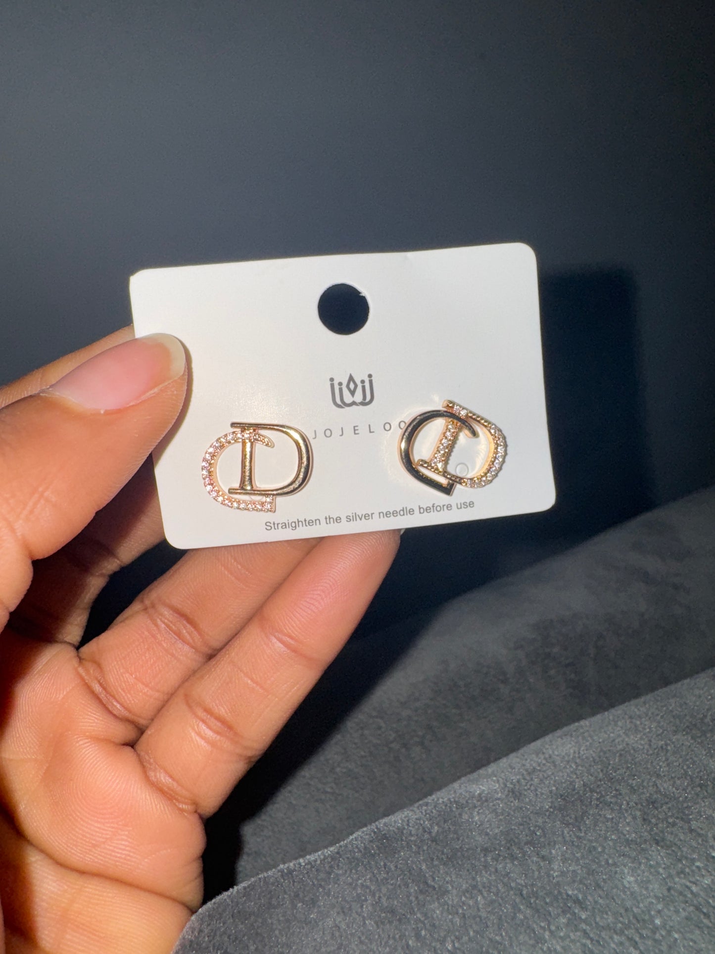 CD earrings